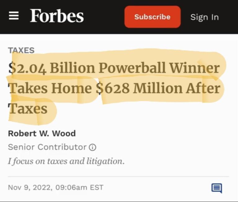 Ah! Yes, taxes