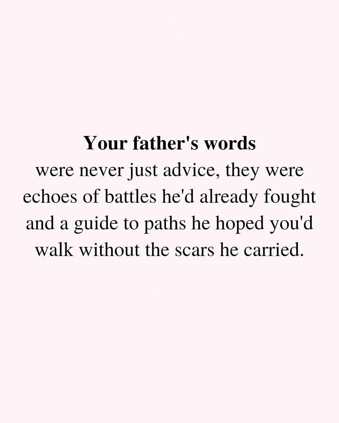 never just advice